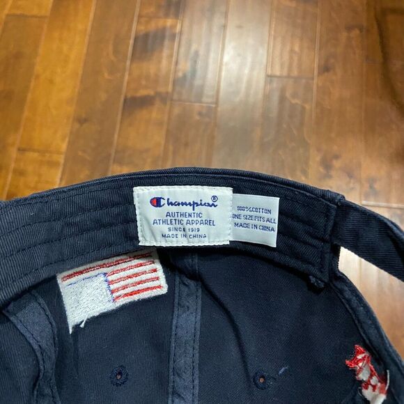 Champion DEA Atlanta Embroidered Strapback Hat Navy Blue Men's One Size - Picture 7 of 7